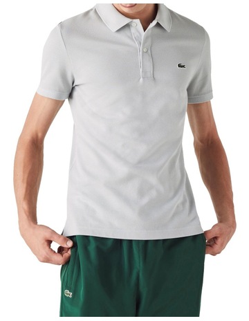 Lacoste Slim Fit Polo Cumulus White | MYER