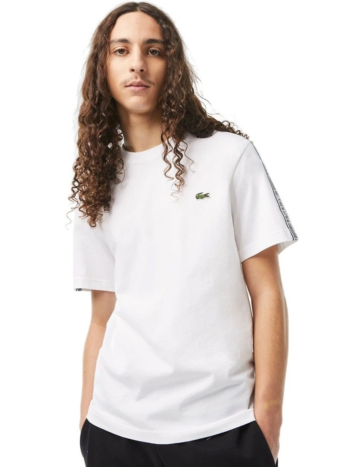 【LACOSTE】ラコステ Tape Heavy Jersey Tシャツ ロゴテープ 楽天市場】ラコステ メンズ Tシャツ ワニロゴグラフィック