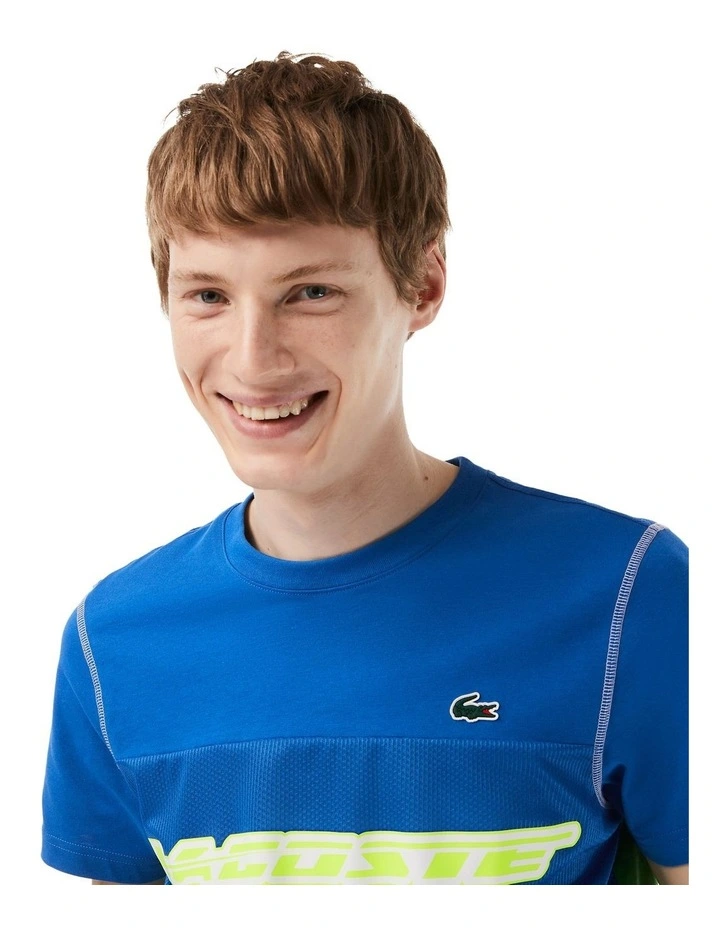 Medvedev Tech Tennis T-shirt in Blue image 4