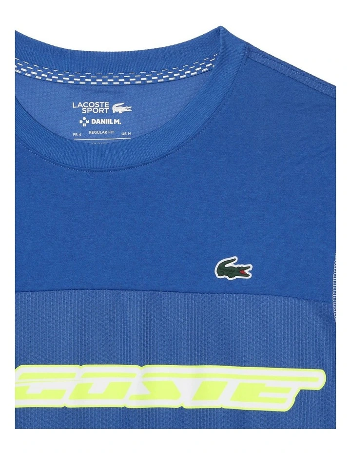 Medvedev Tech Tennis T-shirt in Blue image 6
