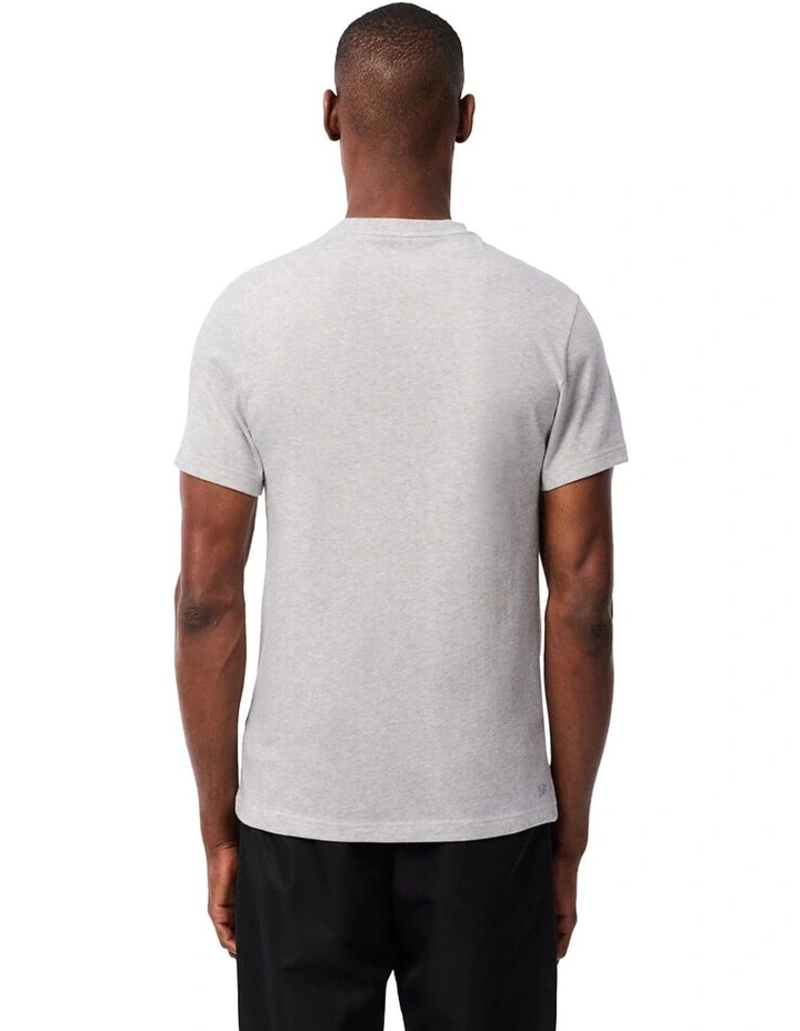 Performnce Logo T-Shirt in Silver/Fluorine image 2