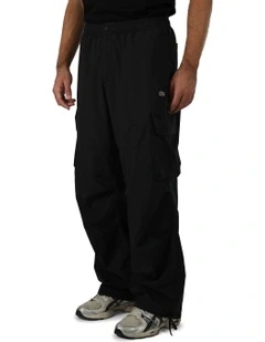 Fall Nylon Cargo Pant in Black