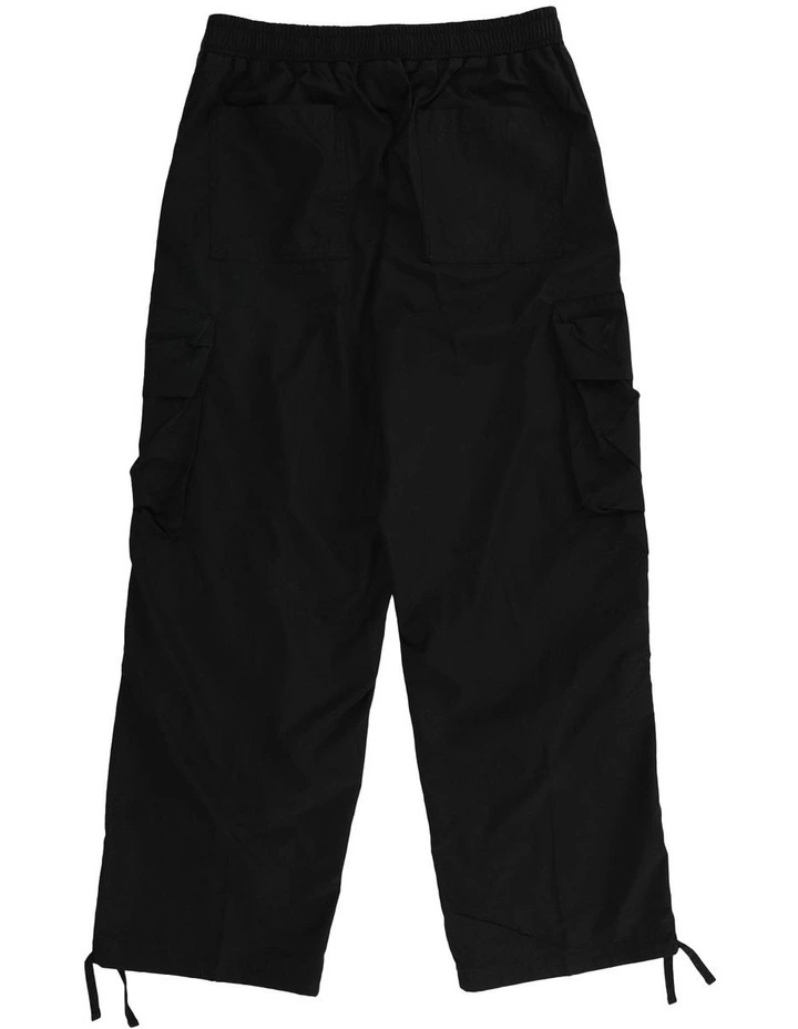Fall Nylon Cargo Pant in Black image 6