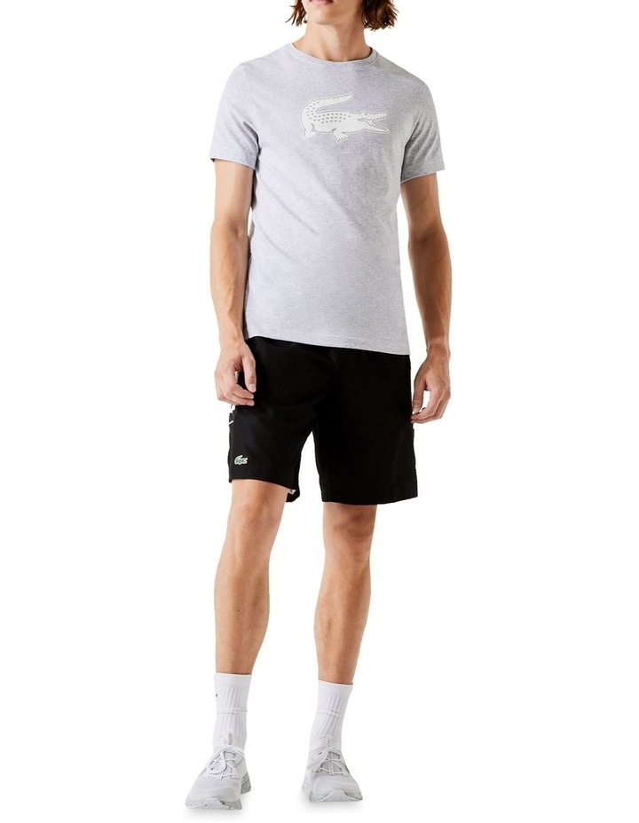 Tennis Recycled Poly Short Black/White
