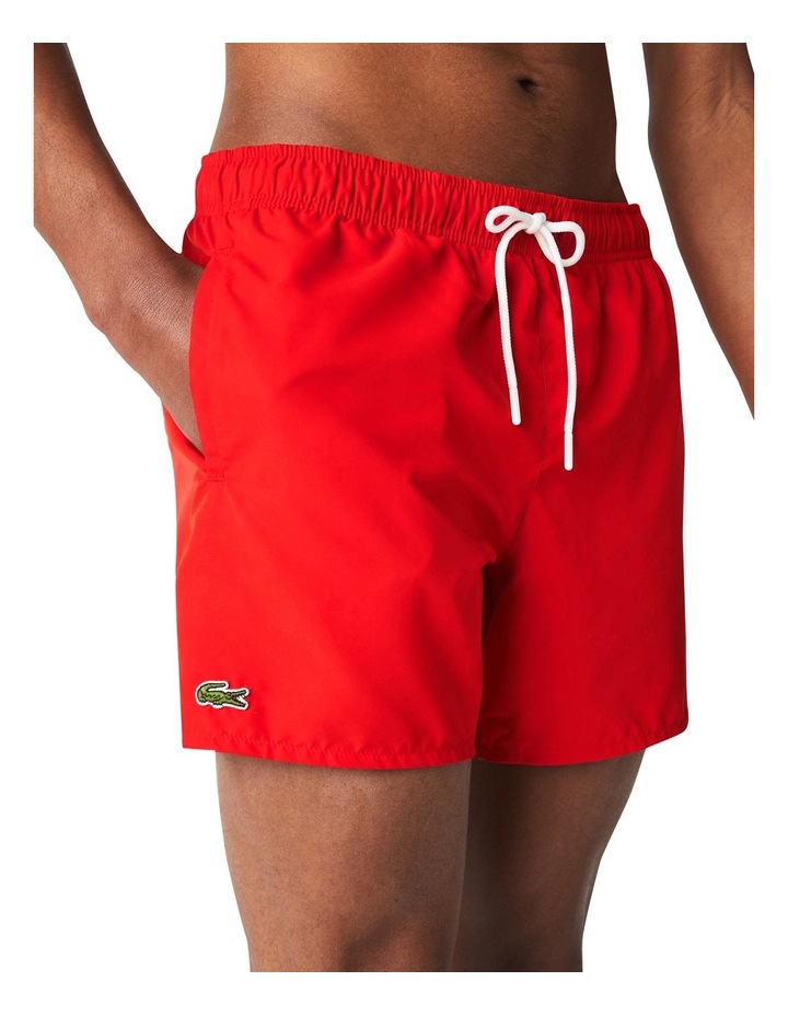 Lacoste Block Colour Swim Short Red | MYER