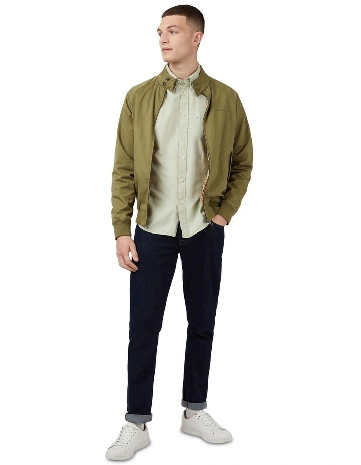 Signature Oxford Long Sleeve Shirt in Pistachio image 2