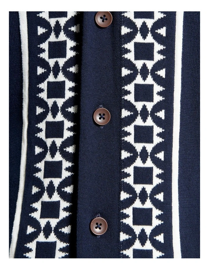 Border Resort Short Sleeve Shirt in Dark Navy image 4