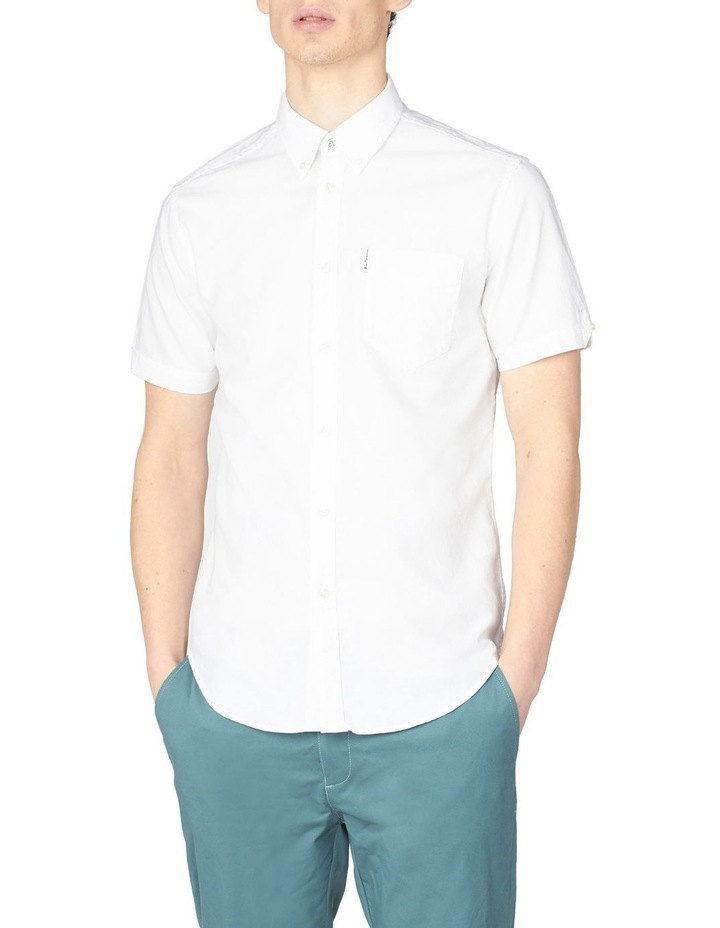 Signature Organic Oxford Short Sleeve Shirt in White