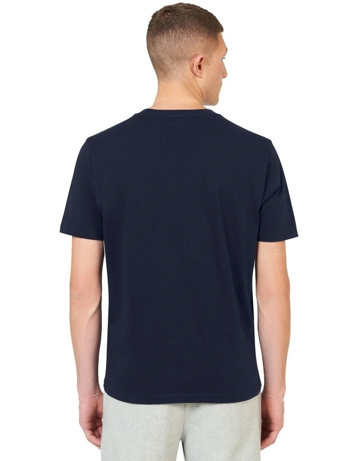 Seasonal Stripe Tee in Navy image 3
