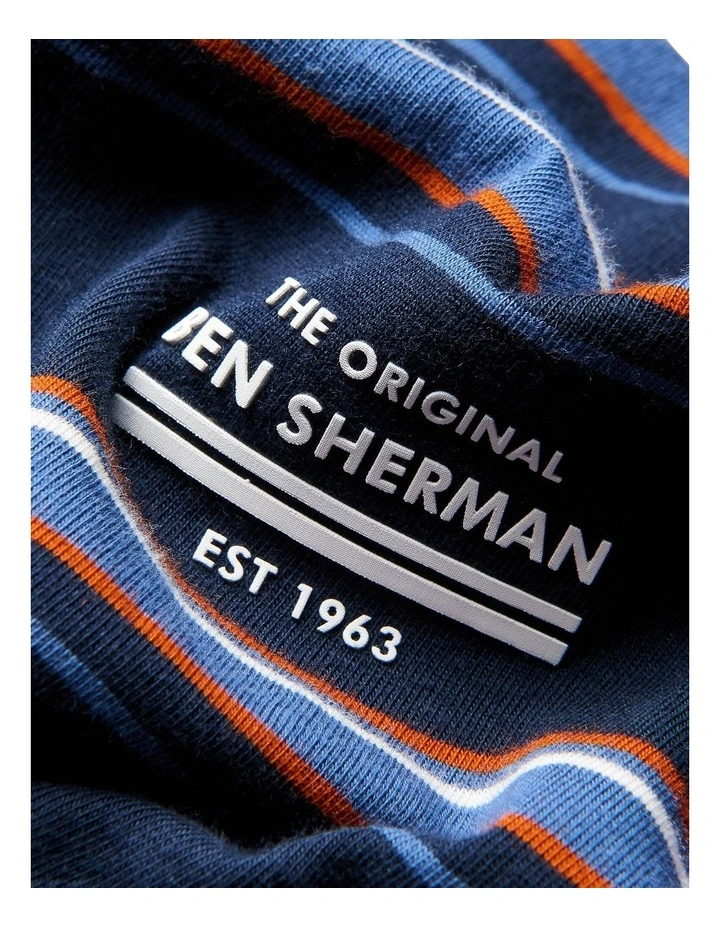 Stripe Tee in Navy image 5