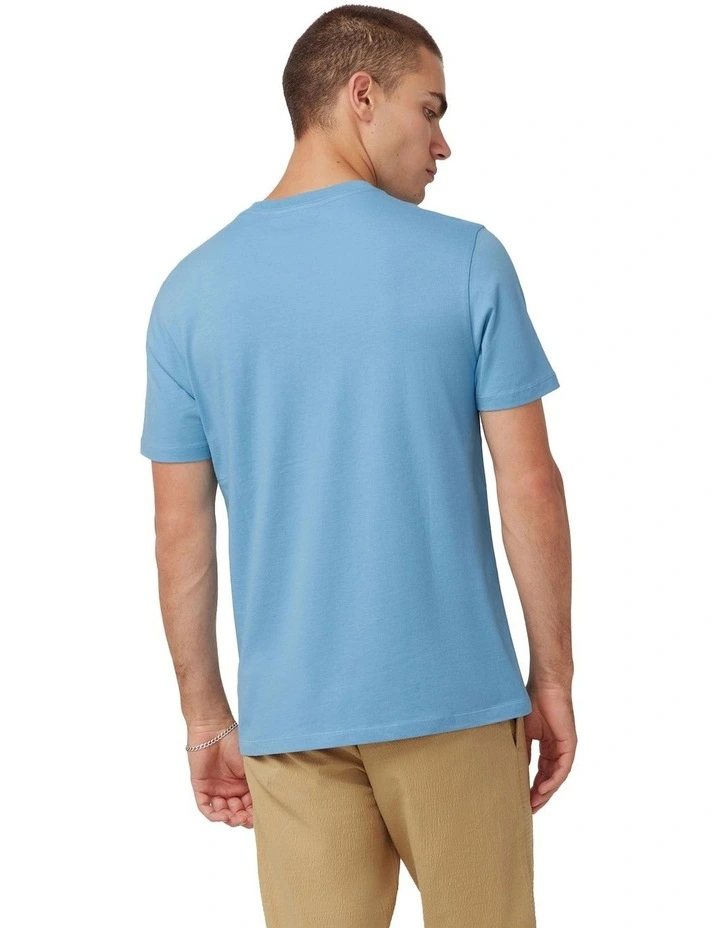Amalfi Coast Print T/Shirt in Heritage Bluef image 2
