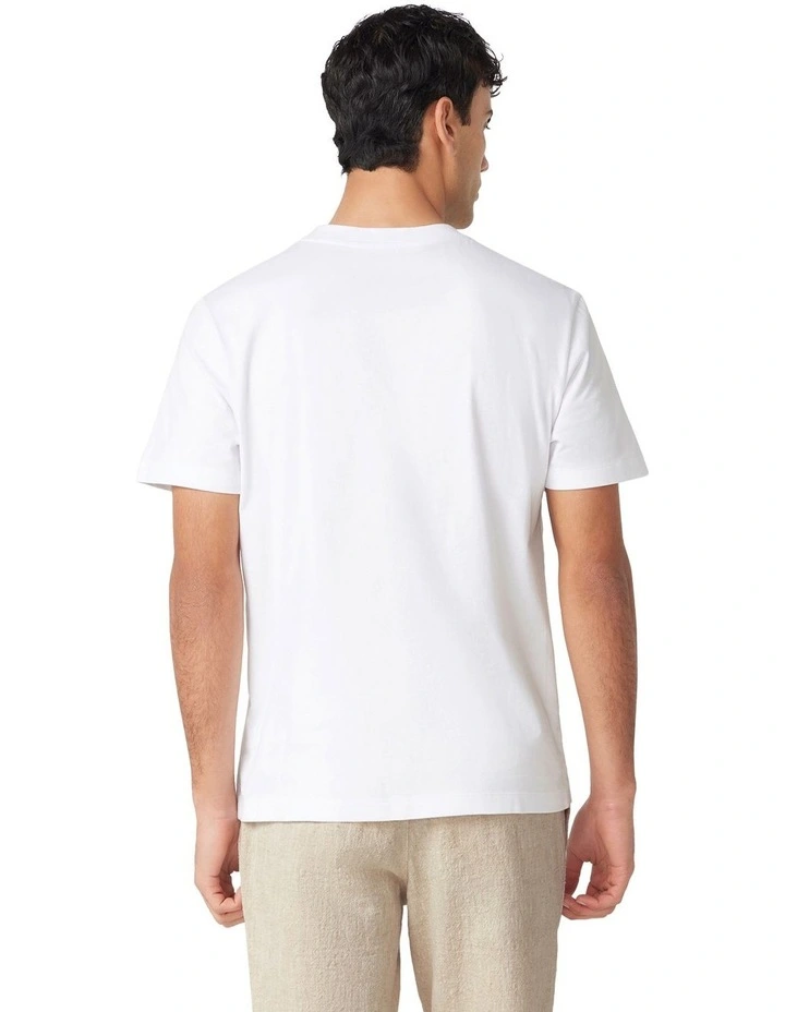 Ciao Amalfi Print T-Shirt in White image 2