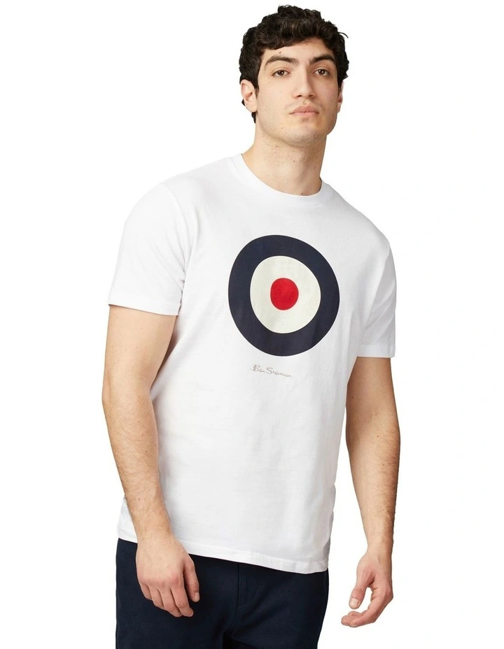 Signature Target Tee IN White image 1