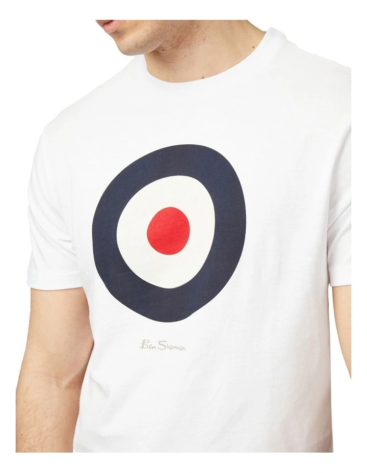 Signature Target Tee IN White image 3
