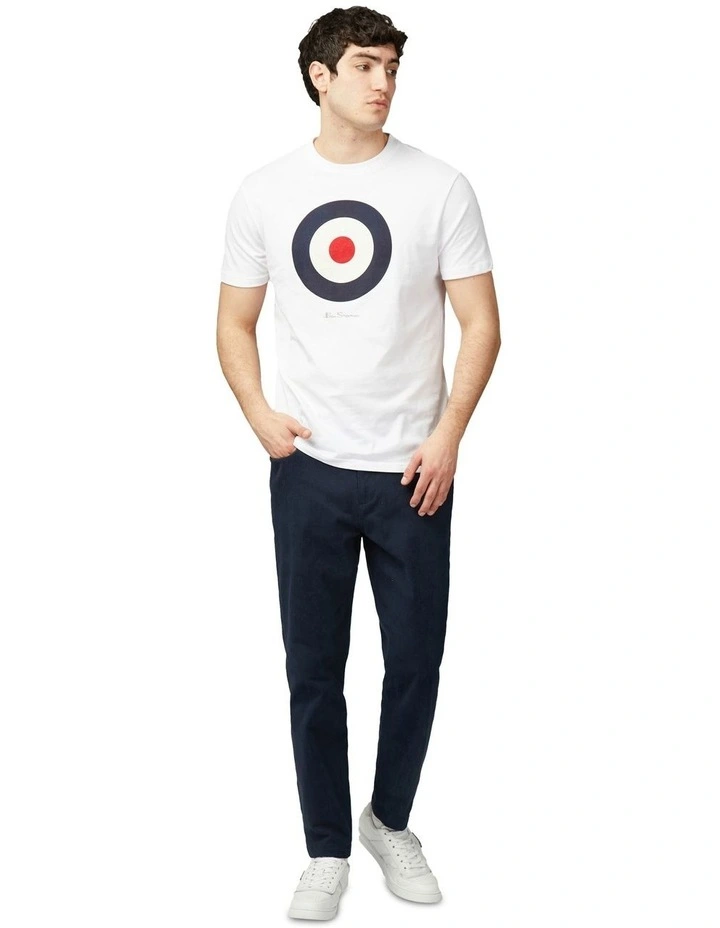 Signature Target Tee IN White image 4