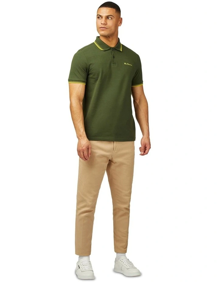Signature Pique Polo in Camouflage image 3
