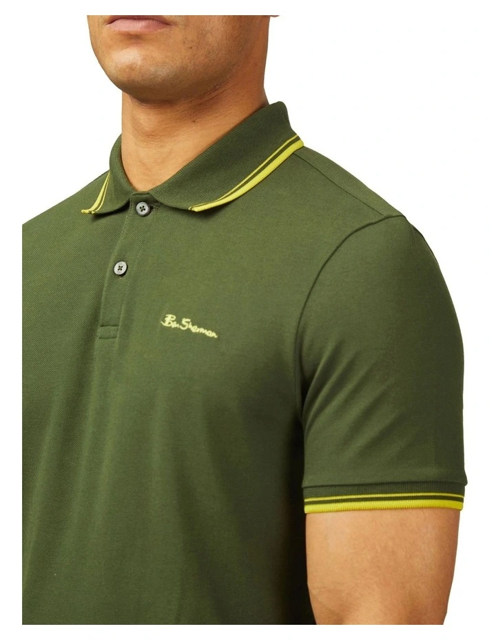 Signature Pique Polo in Camouflage image 4