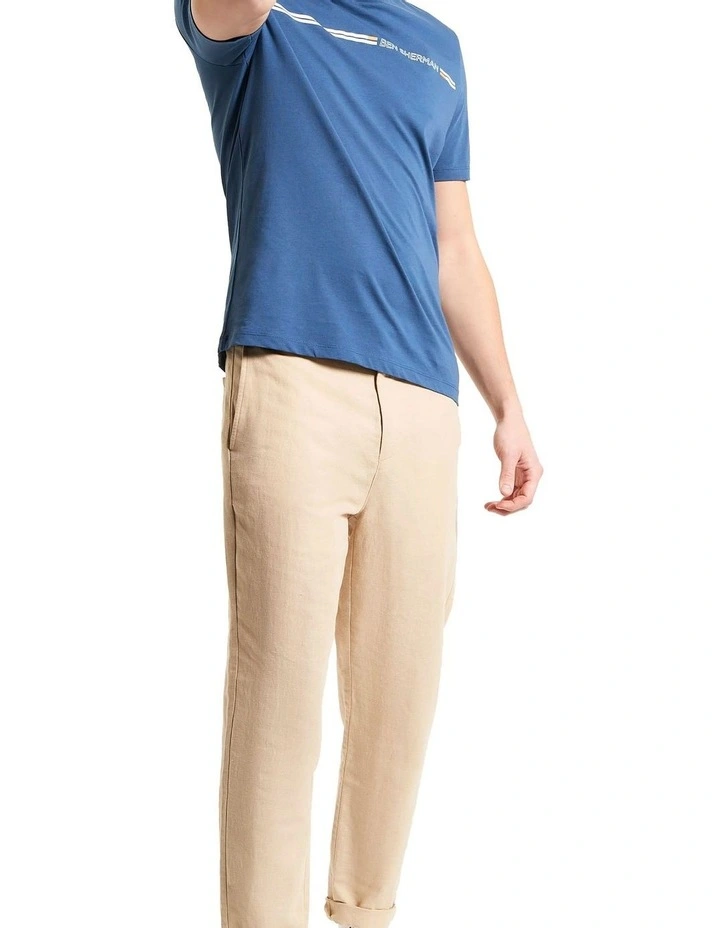 Core Stripe T-shirt in Indigo image 3