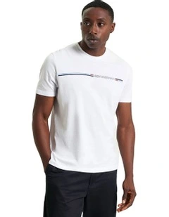 Core Stripe T-shirt in White
