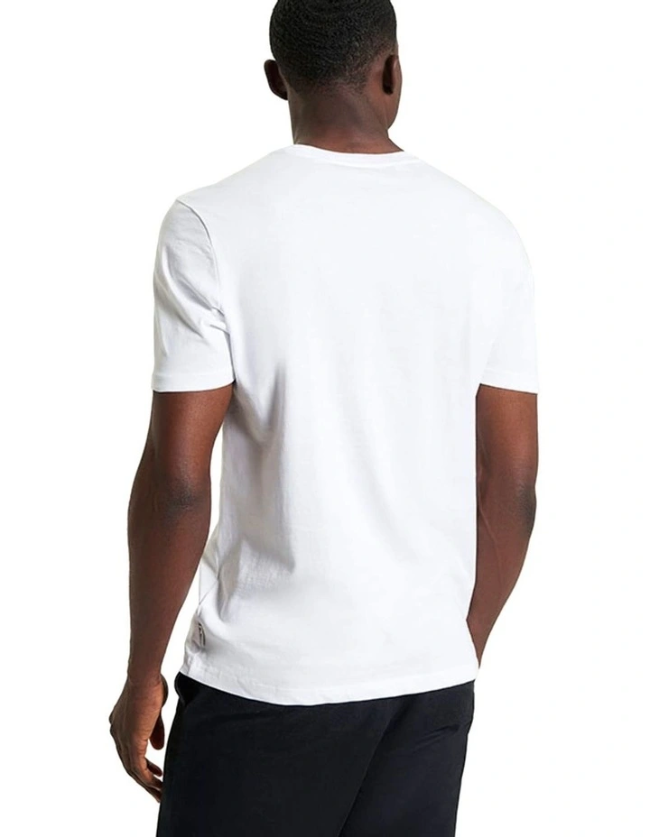 Core Stripe T-shirt in White image 2