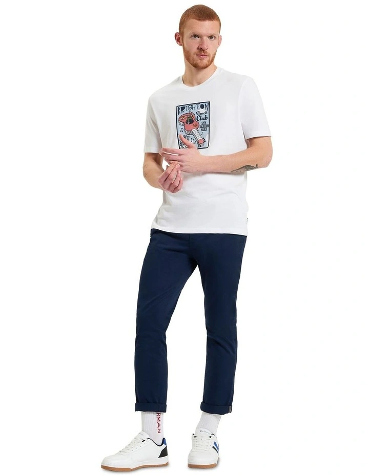 Boat Guitar Character Tee in White image 3