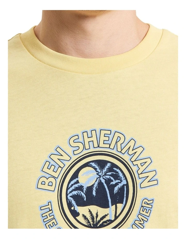 The Sound Of Summer Tee in Corn image 4