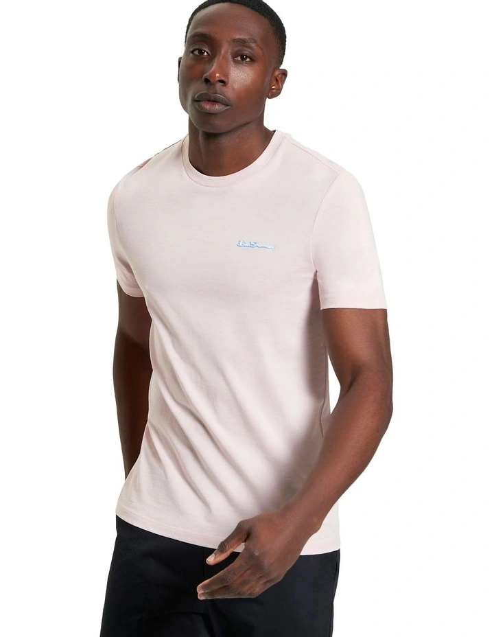 Signature Tee in Blush Pink image 1