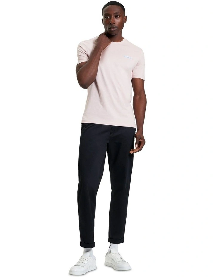 Signature Tee in Blush Pink image 3