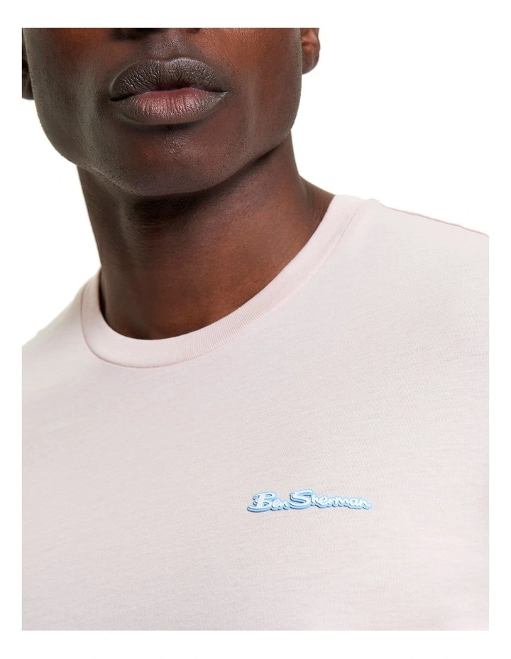 Signature Tee in Blush Pink image 4