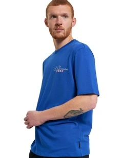 B Script Back Tee in Royal Blue