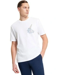 Ice Cream Splat Target Tee in White