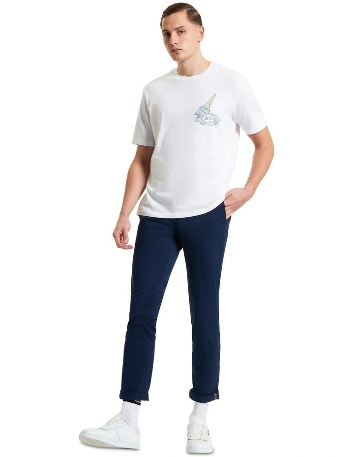 Ice Cream Splat Target Tee in White image 3