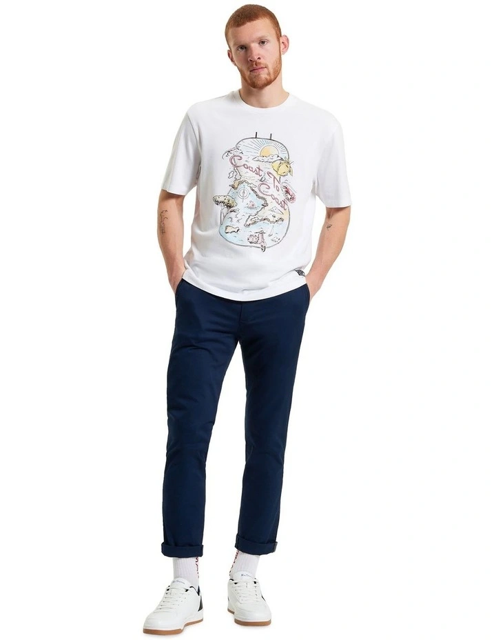 The Amalfi Coast Tee in White image 3