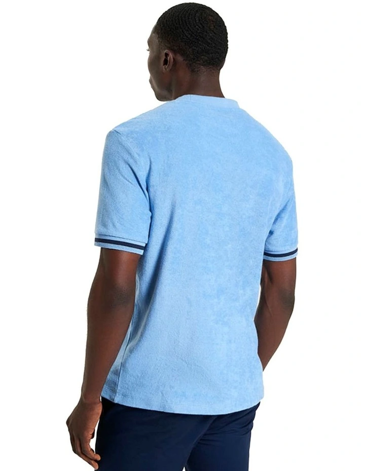 Towelling Tee in Glacier image 2
