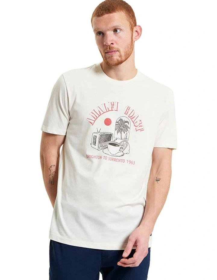 Morning Brew Tee in Ivory image 1