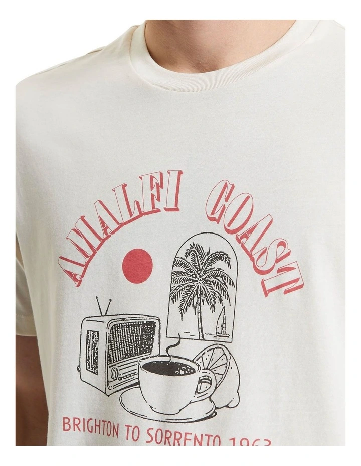 Morning Brew Tee in Ivory image 4
