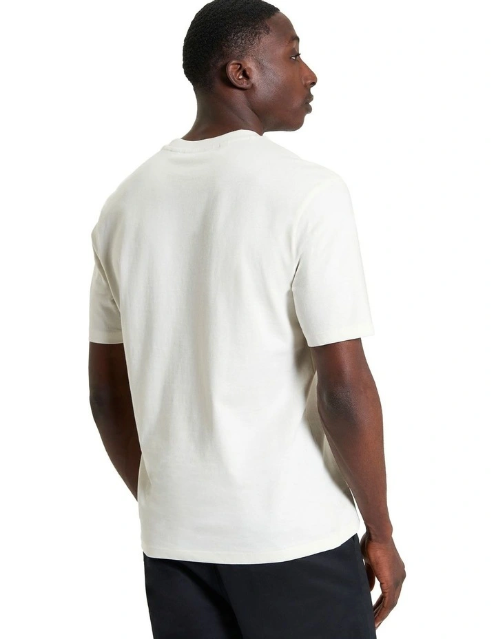 Record Swap Tee in Ivory image 2