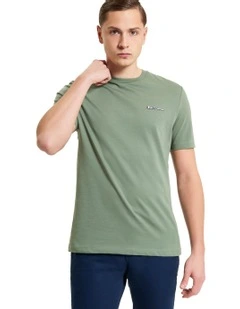 Signature Tee in Pale Khaki