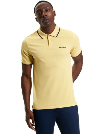 Signature Pique Polo in Corn