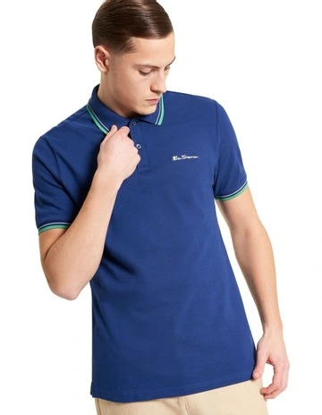 Signature Pique Polo in Royal