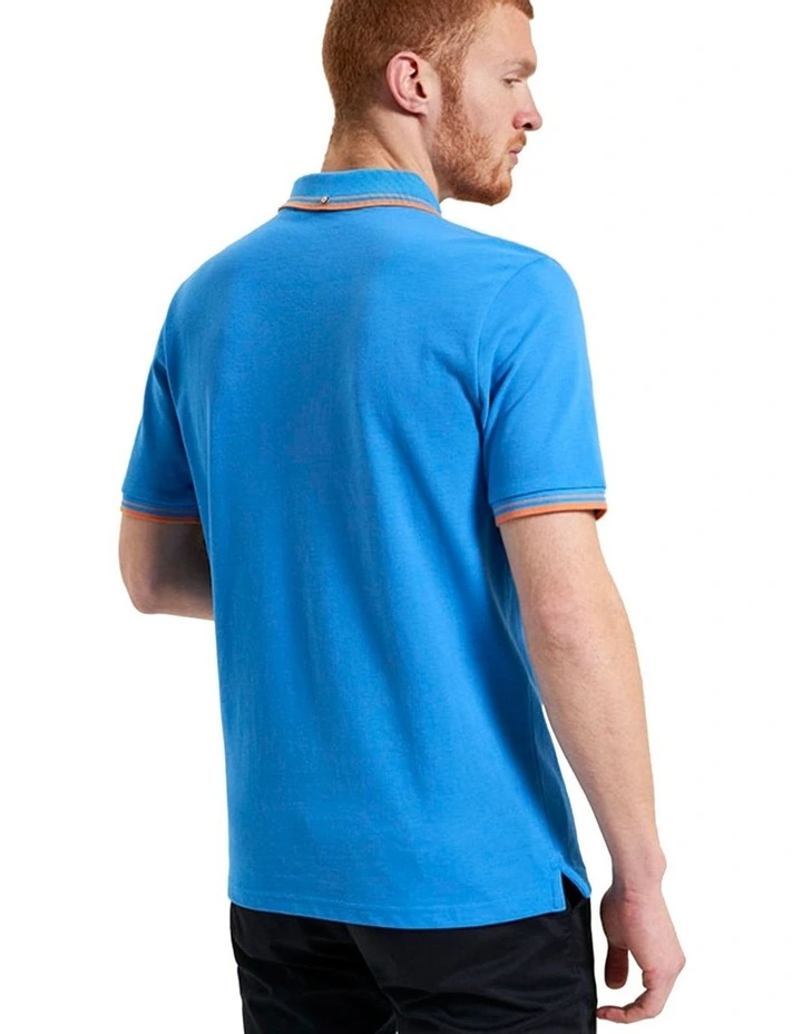 Signature Pique Polo in King Fisher image 2