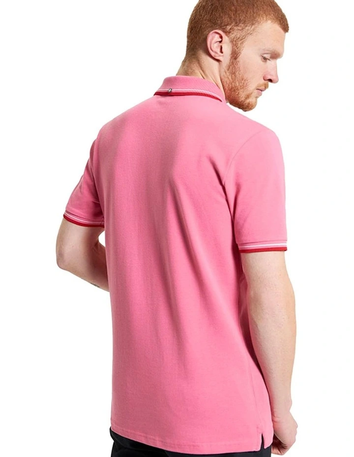 Signature Pique Polo in Dark Pink image 2