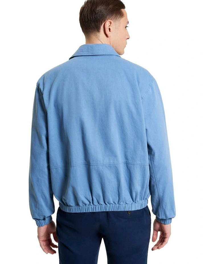 Sports Blouson Jacket in Rivera Blue image 2