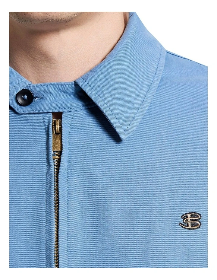 Sports Blouson Jacket in Rivera Blue image 4