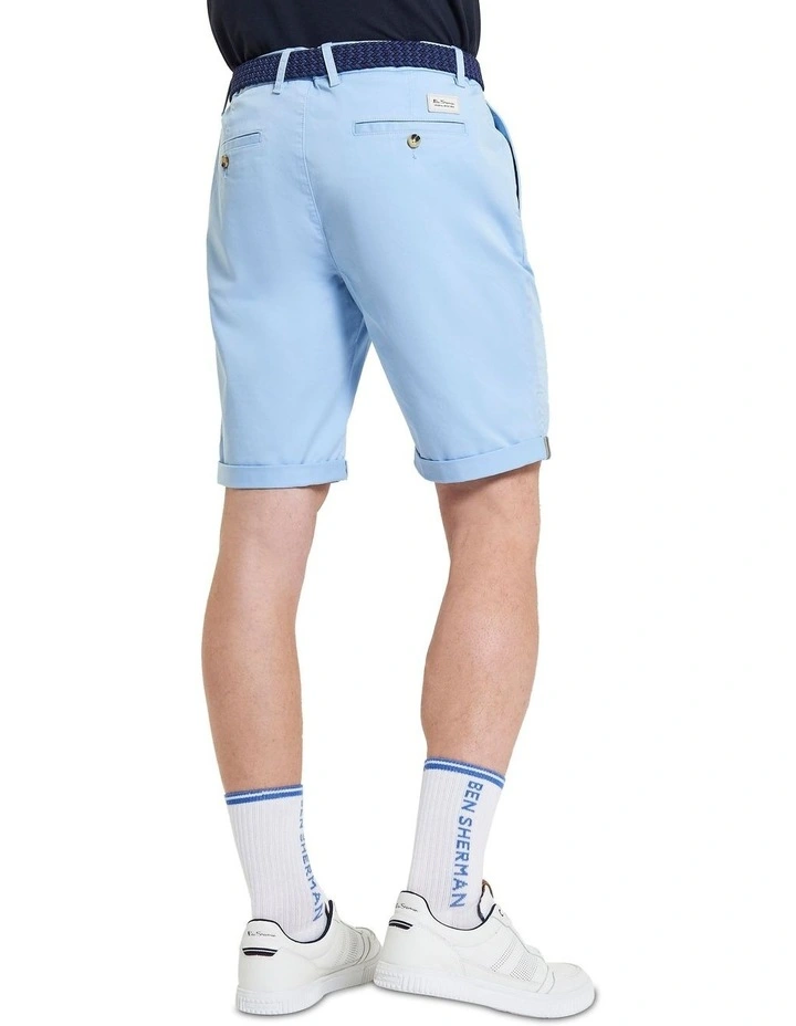 Signature Chino Shorts in Pale Blue image 2