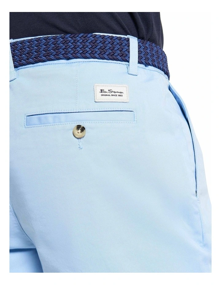 Signature Chino Shorts in Pale Blue image 4