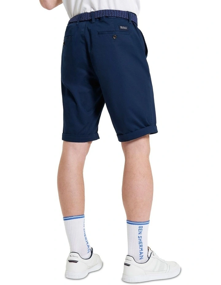 Signature Chino Shorts in Dark Navy image 2