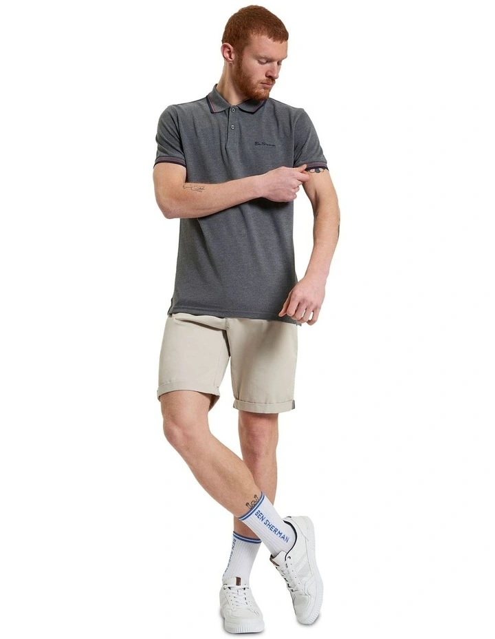 Signature Chino Shorts in Putty image 3