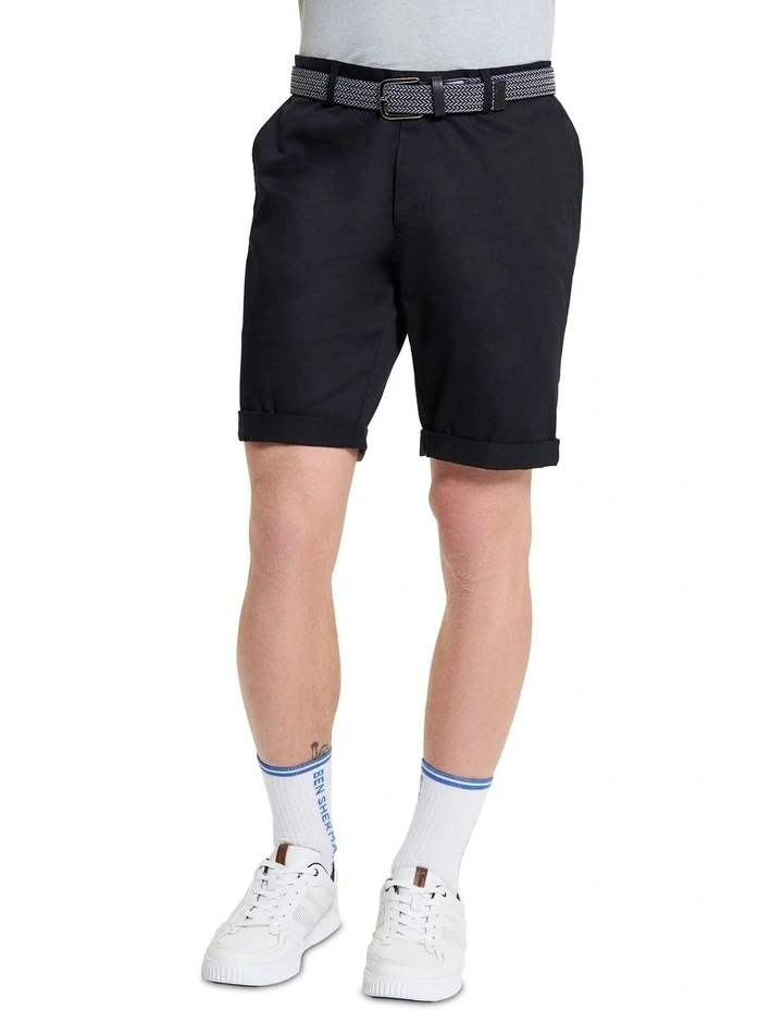 Signature Chino Shorts in Black image 1