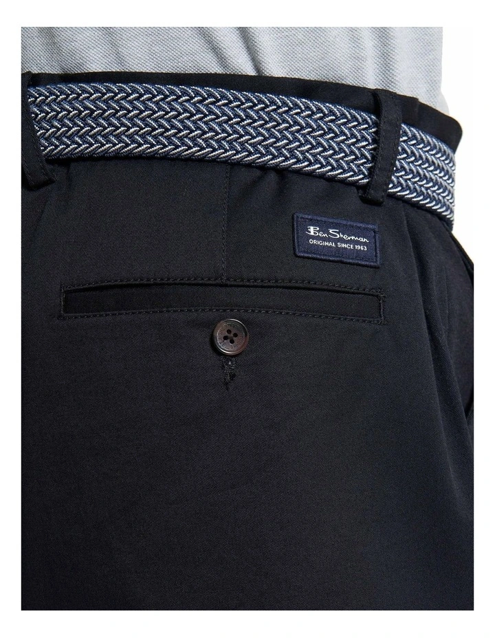 Signature Chino Shorts in Black image 4